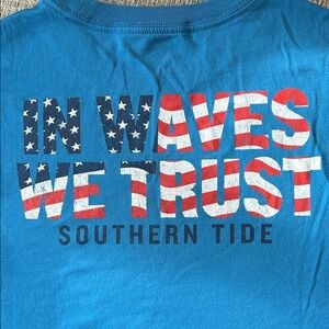 Southern Tide Blue Short Sleeve Tee